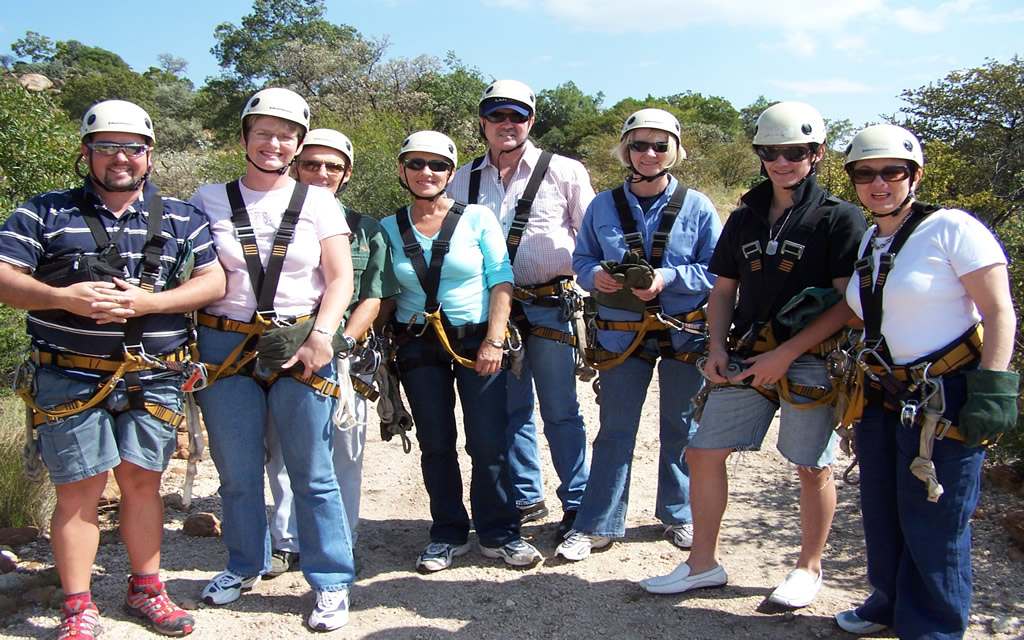 Zip Lining team building